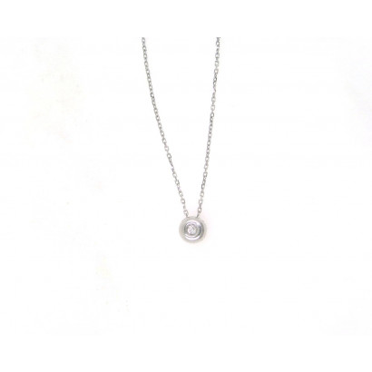 Penjoll or blanc 18klts i brillant 0.014k - BR1973-0CCA