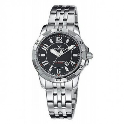 Reloj viceroy esfera negra cadena acero - 47612-55