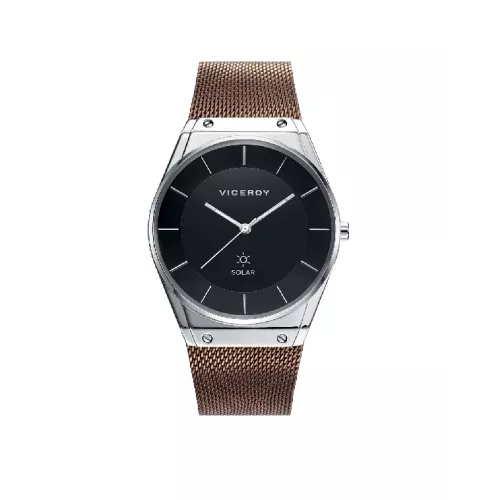 Rellotge viceroy 40mm esf.gris cadena ester- solar - 42321-57