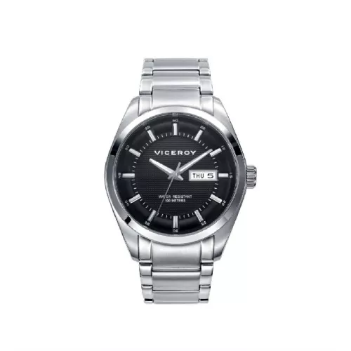 Rellotge viceroy 42mm esf. negra cadena acer - 471003-57