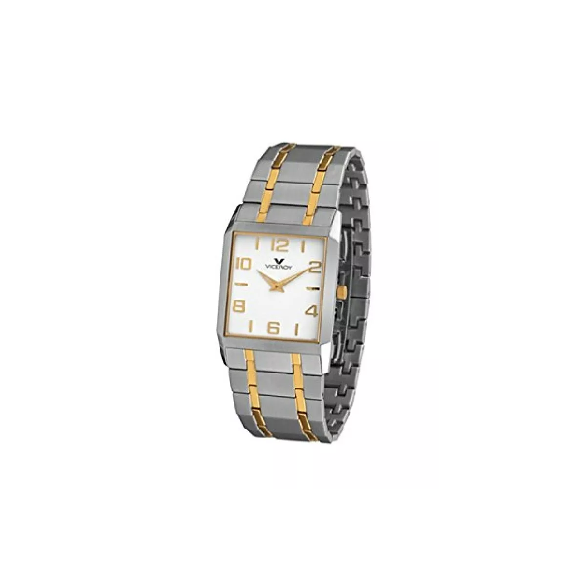 Reloj viceroy cuadrado bicolor cadena bicolor - 47537-95