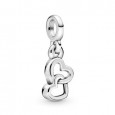 Charm Pandora Me dos cors plata - 798380 Charm Pandora Me dos cors plata - 798380