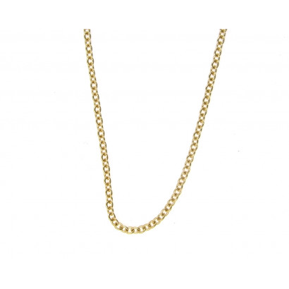 Cadena oro rosa 18k acadenada 3.29gr 45cm - M-2706040L45