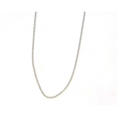 Cadena FL oro blanco 18k 1.3gr 40cm  - M-2218025L40