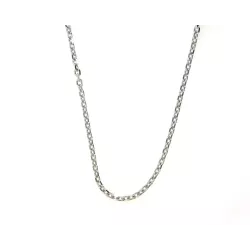 Cadena oro blanco 18kltes forzada 40cm 2.8gr - M-2704040L40