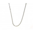 Cadena oro blanco 18kltes forzada 40cm 2.8gr - M-2704040L40 Cadena oro blanco 18kltes forzada 40cm 2.8gr - M-2704040L40