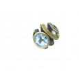 Anillo G.Styliano plata oro topacio azul - ASP1519TA Anillo G.Styliano plata oro topacio azul - ASP1519TA