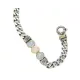 Pulsera G.Styliano plata oro berilos - PSP1322