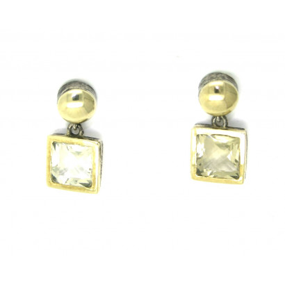 Arracades G.Styliano plata or golden quars - BSP1096