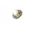 Anillo G.Styliano plata oro perla - ASP164P Anillo G.Styliano plata oro perla - ASP164P