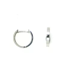 Arracades or blanc 18k criolla 13mm - EAR00375