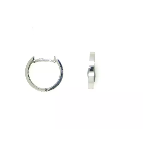 Arracades or blanc 18k criolla 13mm - EAR00375