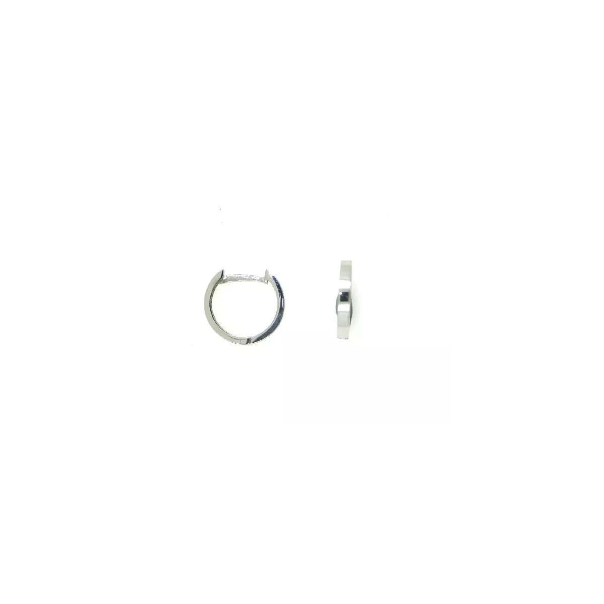 Arracades or blanc 18k criolla 13mm - EAR00375