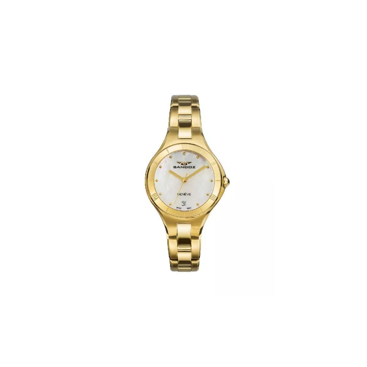 Reloj Sandoz ip chapado 50m  - 81370-97