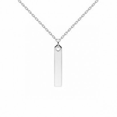 Colgante Pdpaola Engrave me Flame plata - CO02-093-U