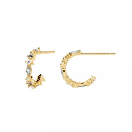 Pendientes Pdpaola Ombre plata chapada - AR01-219-U