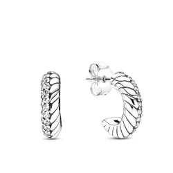 Pendientes Pandora plata circon - 299091C01