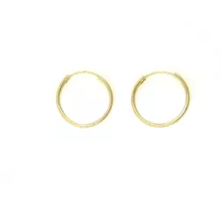 Pendientes criolla oro amarillo 13,4mm - 3933
