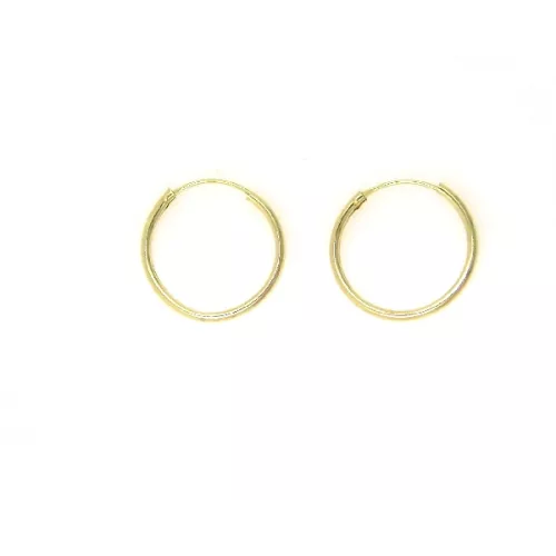 Pendientes criolla oro amarillo 13,4mm - 3933