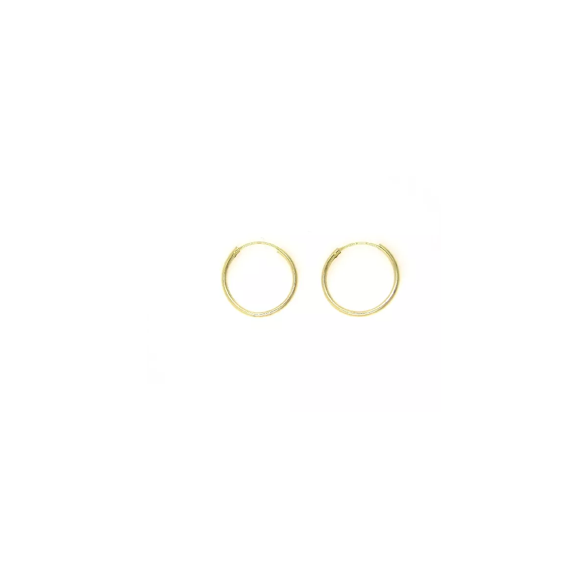 Pendientes criolla oro amarillo 13,4mm - 3933
