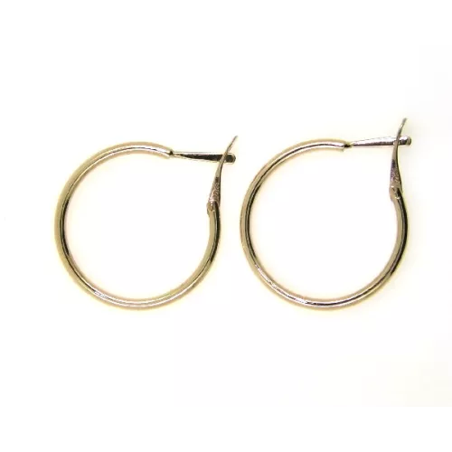 Pendientes criolla oro rosa 24mm