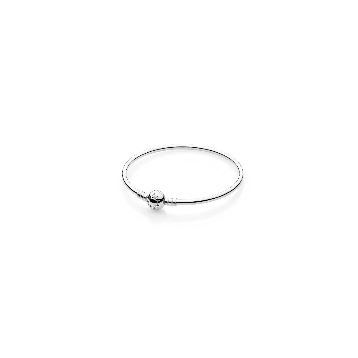 Pulsera rigida plata 21cm - 590713-21