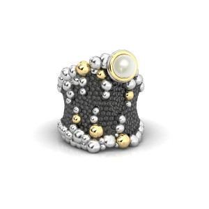 Anillo bohemme plata oro perla medida 14 - 5MRN006RP00