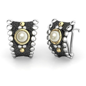 Pendientes Bohemme plata or perla - 5MRN007EP