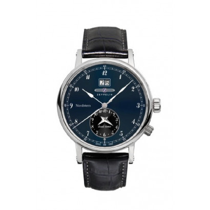 Rellotge zeppelin nordstern 41mm qtz doble horari - 7540-3