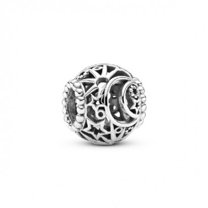 Charm Pandora plata estrella i lluna - 799183C00