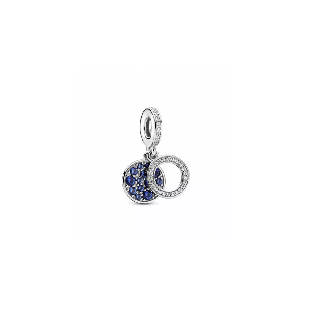 Charm Pandora plata circon y circon azul - 799186C01