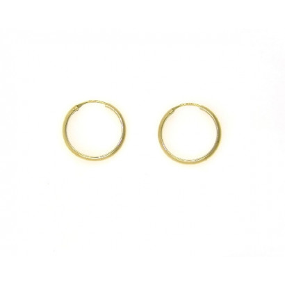 Arracades criolla or groc 16mm diametre - M-660162