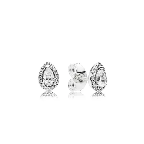Pendientes plata circon lagrima - 296252CZ