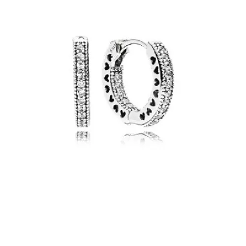 Pendientes Pandora plata circonita - 296317CZ