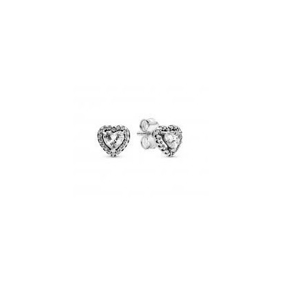 Arracades Pandora plata zircon cor - 298427C01