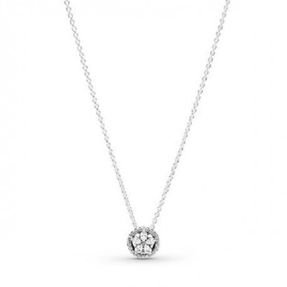 Penjoll Pandora zircon cadena plata - 399230C01-45
