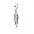 Colgante pandora plata pluma  - 397216