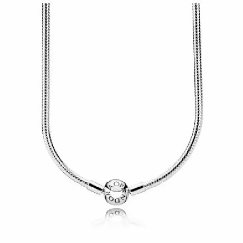 Collar plata tanca rodona 45cm - 590742HV-45