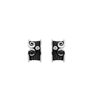 Pendientes Bohemme plata con brillantes - 5BHX009E