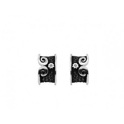 Arracades Bohemme plata amb brillants - 5BHX009E