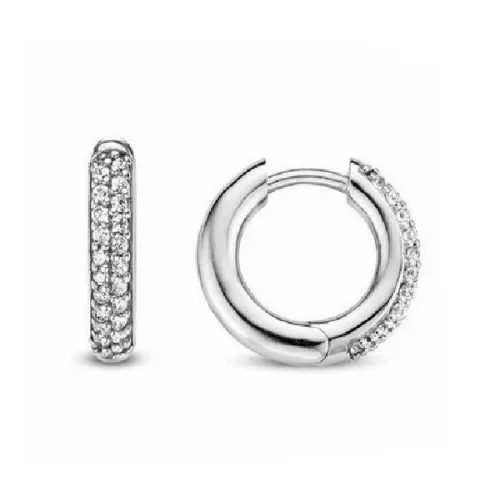 Pendientes Ti sento plata circon - 7210ZI