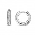 Pendientes ti sento plata circon diametro 18mm - 7557ZI