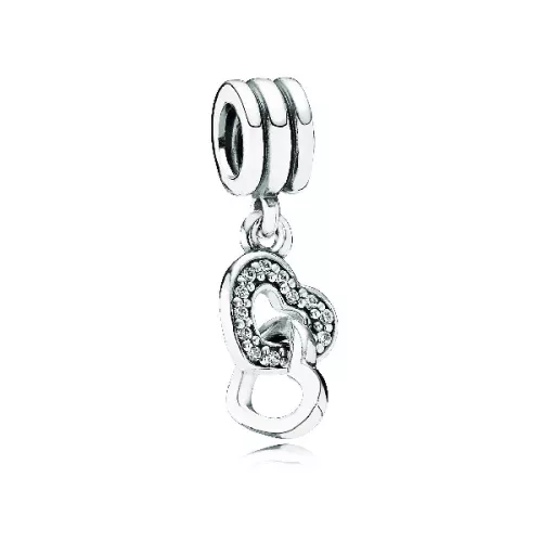 Charm Pandora plata zircon - 791242CZ