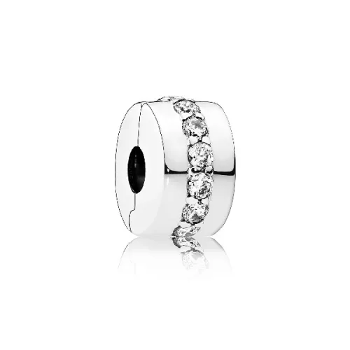 Clip plata zircon - 791972CZ