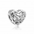 Charm plata zircon mare i fill - 792109CZ