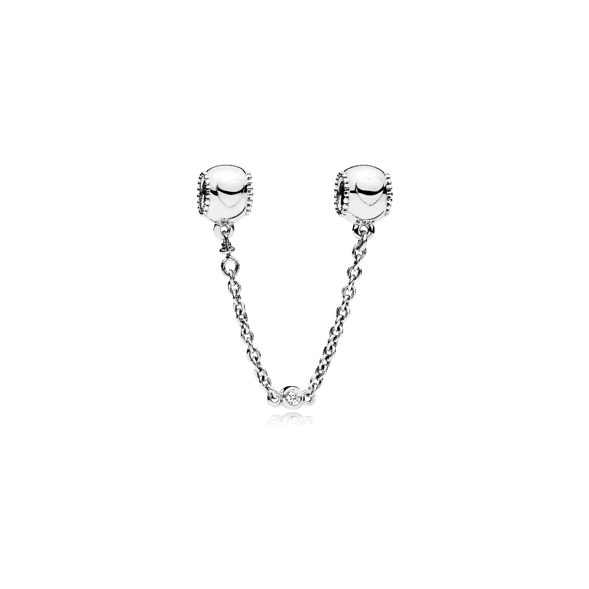 Cadena seguritat plata zircon - 796457CZ-05