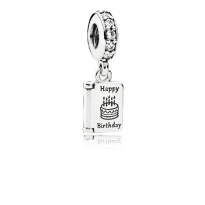 Charm plata zircon - 791723CZ