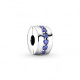 Charm Pandora clip plata circon azul - 791972C01