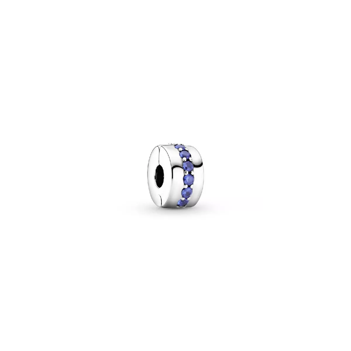 Charm Pandora clip plata circon azul - 791972C01