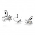 Charm plata or zircon - 792012CZ Charm plata or zircon - 792012CZ